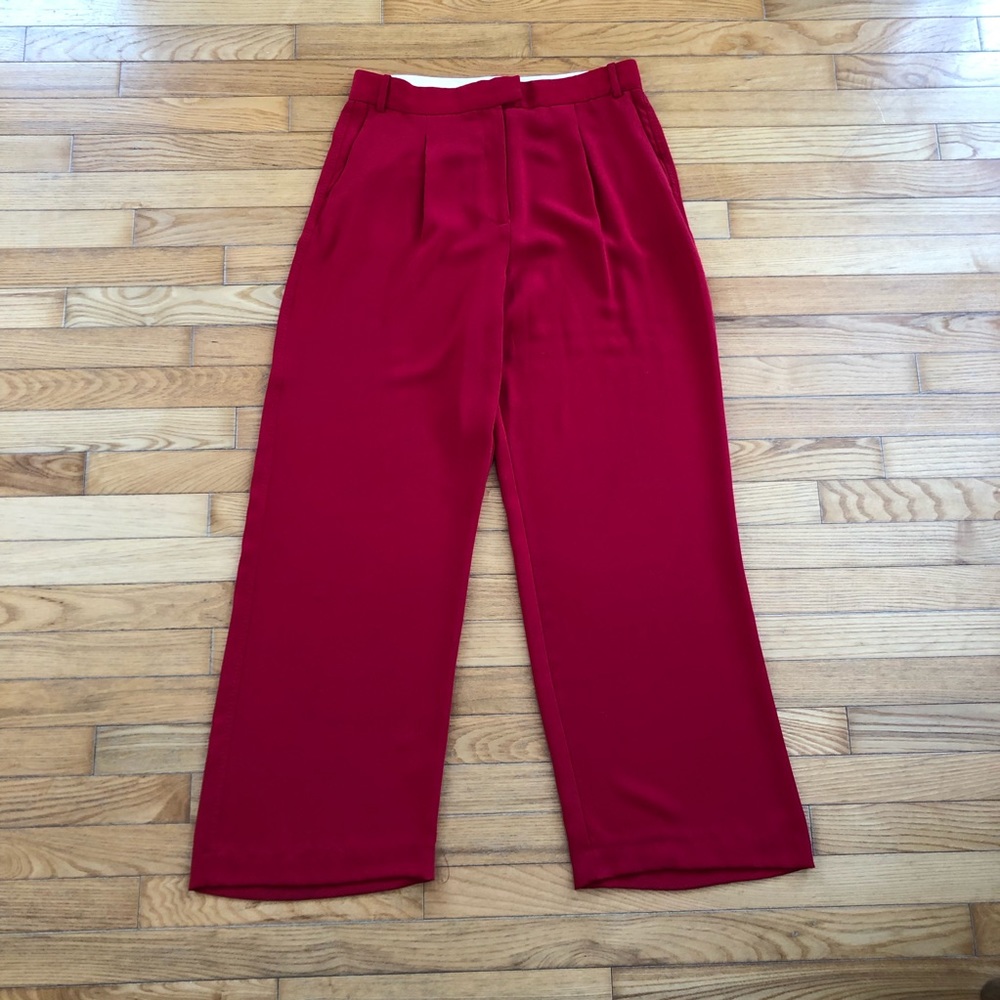 Aritzia Babaton Sadiki Pant in Lillooet Red